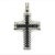 Authentic David Yurman Black Diamond Chevron Silver Cross Pendant 16.5g Estate DY719 Retails $999.00 This elegant...