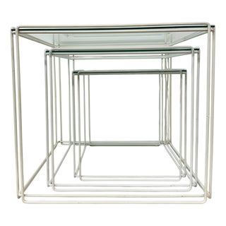 Isocele Nesting Tables by Max Sauze, 1970s, Set of 3 For Sale