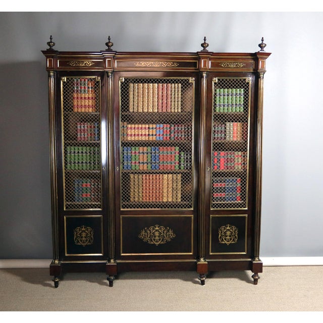 Louis XVI Showcase Library For Sale - Image 13 of 14