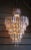 Late 20th Century Hollywood Regency Style 8 Tier Wedding Cake Lucite Chandelier For Sale - Image 4 of 6
