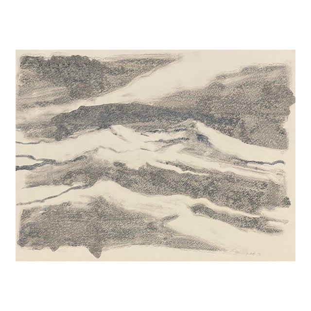 1972 Neil Metzler Washington Mountain Landscape For Sale