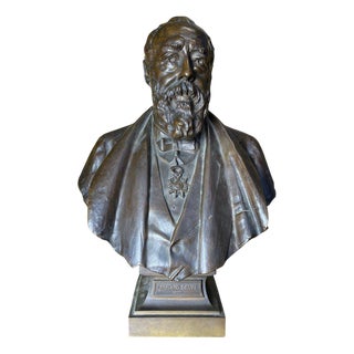 Bronze Bust Denys Puech Barbedienne For Sale