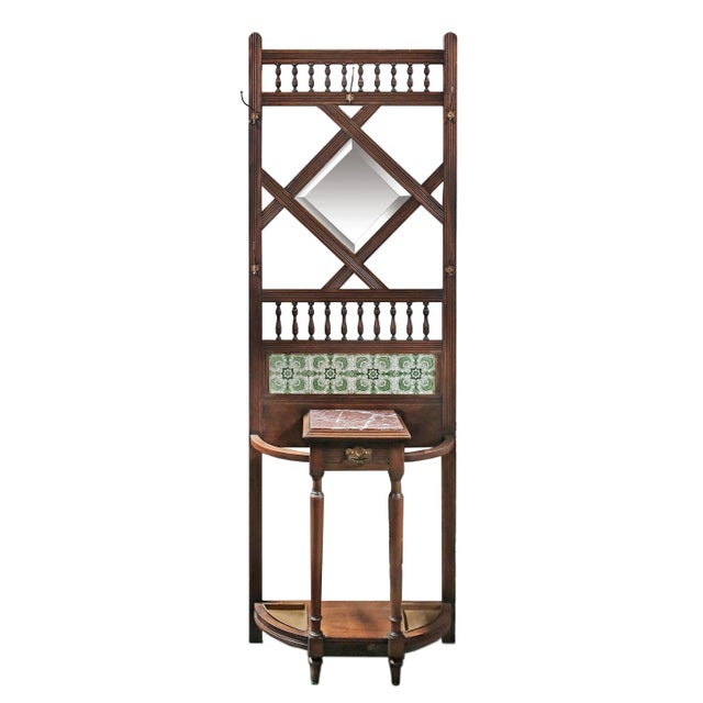 Early 20th Century Antique Hall Stand For Sale - Image 5 of 5