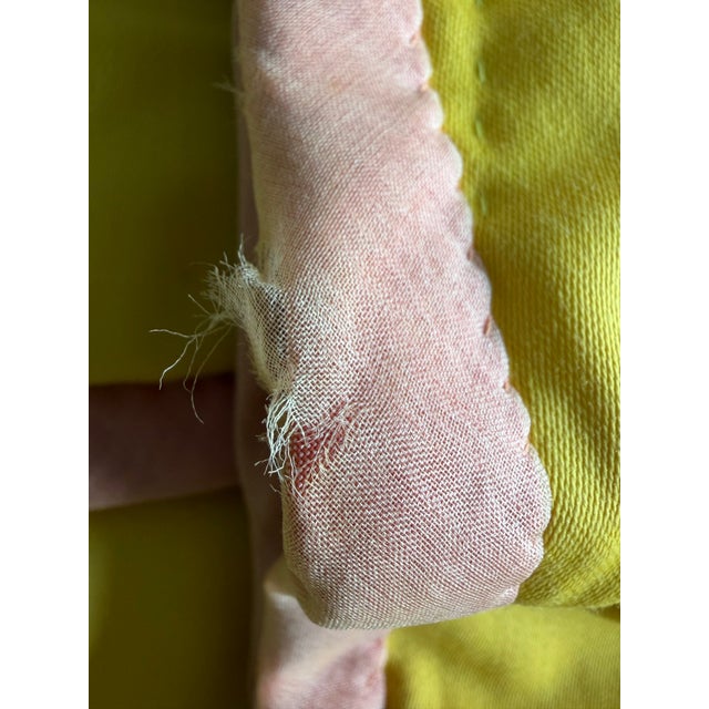 1975 One-of-a-Kind Hand Quilted Floral Rabbit Art Quilt Wall Hanging For Sale - Image 9 of 10