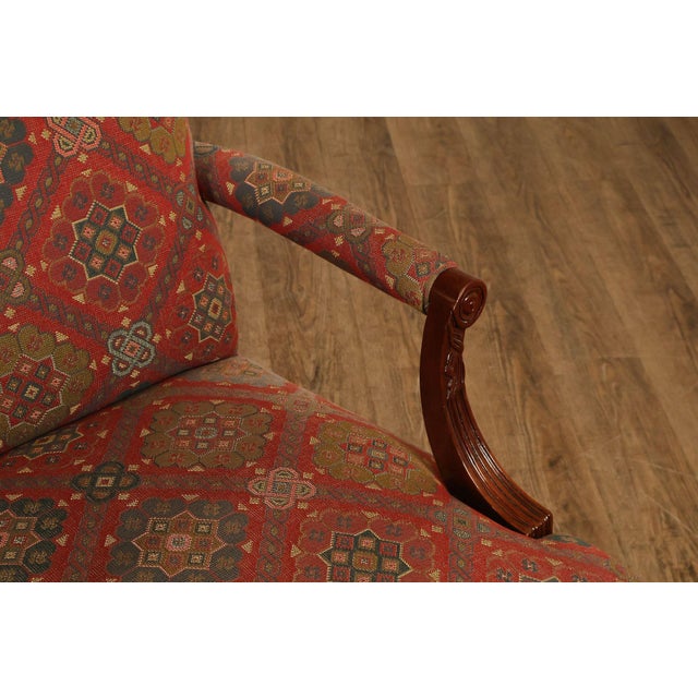 Henredon Chippendale Style Mahogany Library Armchair For Sale In Philadelphia - Image 6 of 18