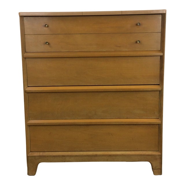 Mid Century Modern Four Drawer Dresser by Baumritter Chairish