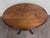 Victorian Antique Victorian Eastlake Burl Walnut Oval Center Table Parlor Table For Sale - Image 3 of 10