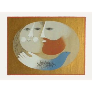 1987 Samy Briss Murmurs Screen Print For Sale