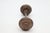 Metal Antique Victorian Norwich Passage Door Knob Set For Sale - Image 7 of 12