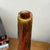 Red and Black Glazed Ceramic Vase with Skinny Neck For Sale - Image 9 of 9