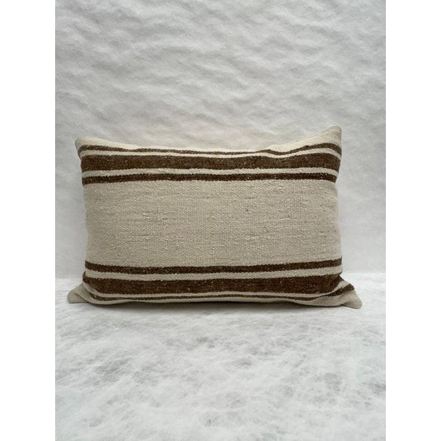 Turkish Hemp Pillow Cushion Natural Beige Brown Pillow Cushion Cover 16" x 24" #30211 Enhance your home decor with our...