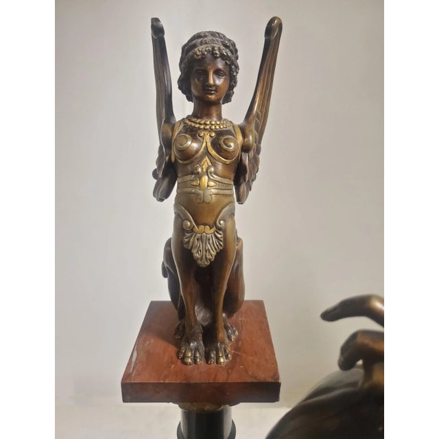 French 19th Century Parcel Silver & Gilt Bronze Sculpture of a Man & Woman For Sale - Image 9 of 13