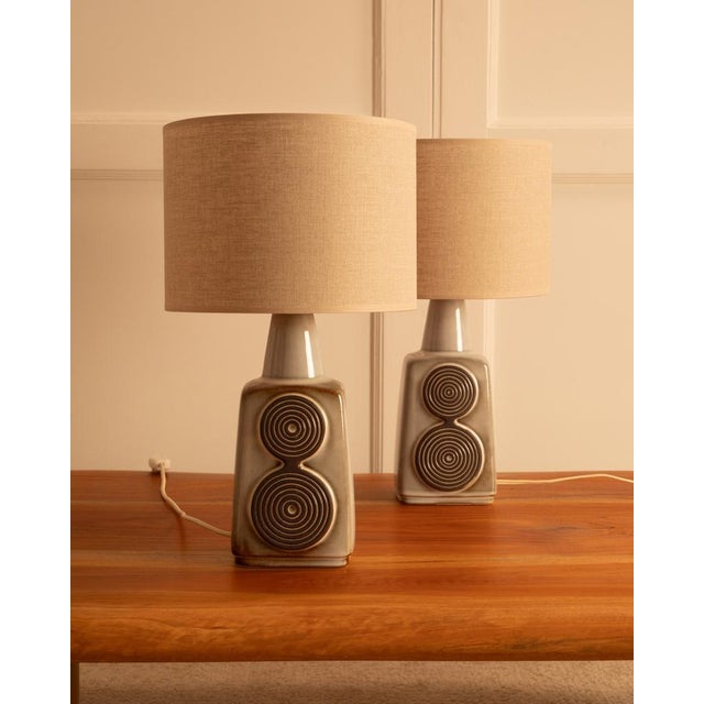 Gray Vintage Danish Lamps from Soholm, 1960s, Set of 2 For Sale - Image 8 of 8