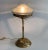 1930s Brass and Frosted Glass Living Room Table Lamp For Sale - Image 12 of 12