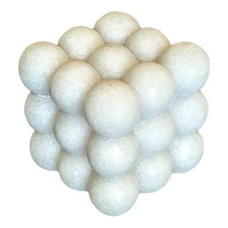 Nanette Lepore Polyresin Bubble Cube Sculpture For Sale