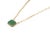 VR Jewels 18.82ct Octagon Emerald & Diamond Halo Pendant Necklace With Paperclip Chain For Sale - Image 4 of 16