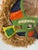 Mask with Beads in Raffia and Leather, 1980s For Sale - Image 15 of 18
