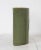 Vintage Olive Green Leather Wrapped Bookend For Sale - Image 4 of 9