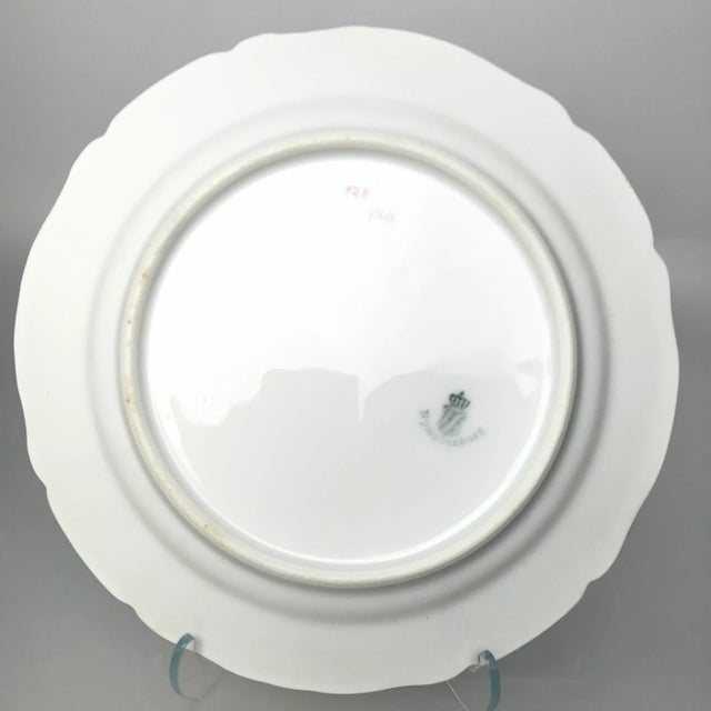 Early 20th Century Early 20th Century Hand-Painted Porcelain Rococo Revival Nymphenburg Dessert Set- 19 Pieces For Sale - Image 5 of 13