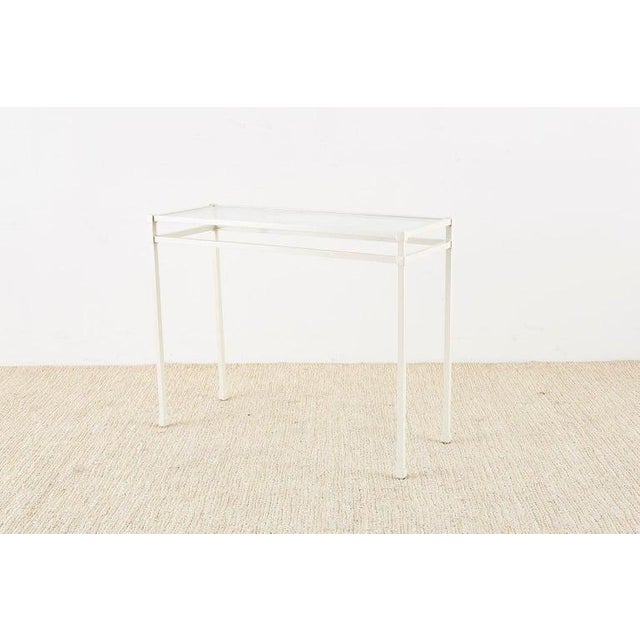 Brown Jordan Aluminum Patio Garden Console Tables a Pair Chairish