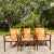 Embrace eclectic charm with this set of 6 vintage Boho tessellated coconut shell dining chairs, epitomizing American style...