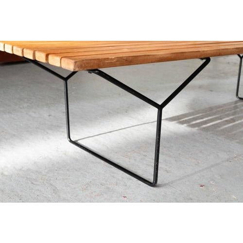 Slatted Bench 400 by Harry Bertoia For Sale - Image 12 of 18