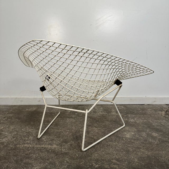 Late 20th Century Mid Century Modern Wide Large Diamond Bertoia Chair For Sale - Image 5 of 12