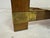 Wood Art Deco Oak and Brass Side or Console Table, 1930s For Sale - Image 7 of 15