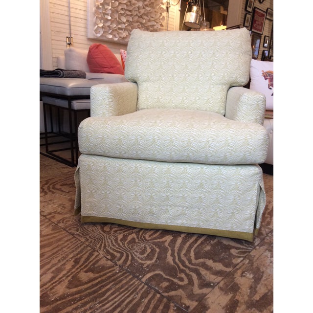 Lee Industries Upholstered Swivel Chair Chairish