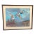 Vintage Late 20th Century Embroidered Geese Framed Textile Art For Sale