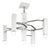 21st Century Cubic Flush Mount by Fabio LTD For Sale