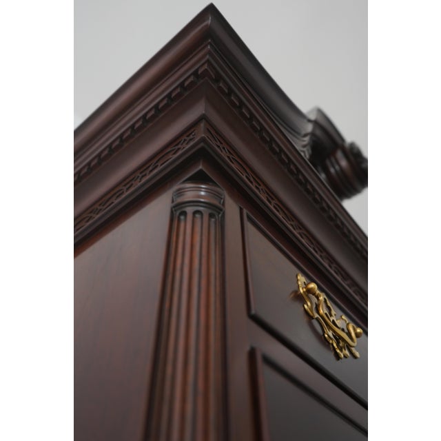 Kindel National Trust Mahogany Chest on Chest For Sale - Image 11 of 16