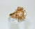 Mid-Century Modern Sarah Coventry Starburst Gold Tone Cocktail Ring For Sale - Image 3 of 10