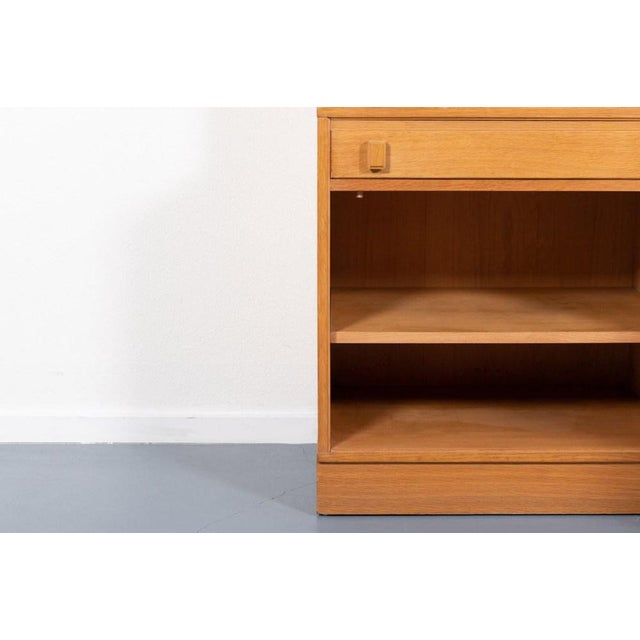 Wood Vintage Swedish Oak Bar Cabinet, 1970s For Sale - Image 7 of 11