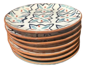 Ceramic Southern Living Bread Plates - Set of 7