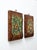 Mid Century Painted Wood Wall Art Pair For Sale - Image 6 of 11