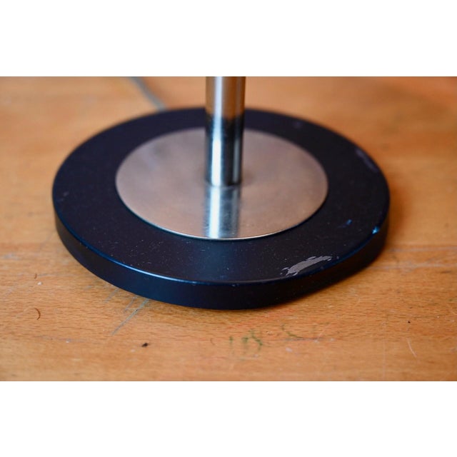 Modernist Metal and Black Table Lamp, 1960s For Sale - Image 4 of 7