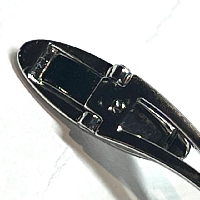 Contemporary Mikimoto Estate Akoya Pearl Cufflinks Silver 7.50 mm, 2 pieces For Sale - Image 3 of 8