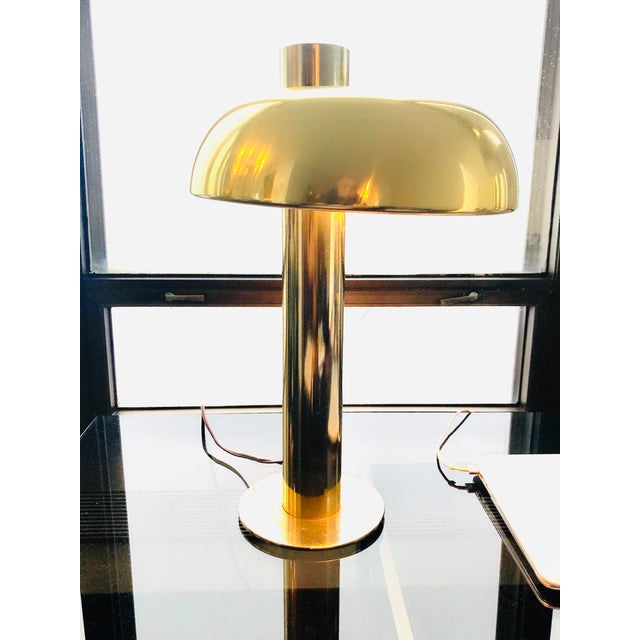 1960s Vintage Gold Table Lamp Chairish