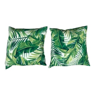 Tropical Style Indoor/ Outdoor Pillows -2 For Sale