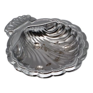 Vintage Silver-Plated Coquille Shell Dish from Christofle, France, 1970s For Sale