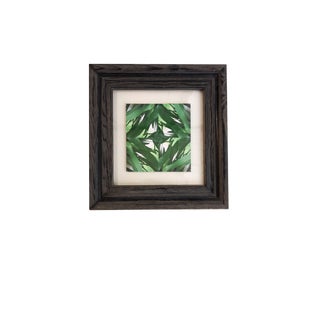 Framed Botanical Photo Mosaic by Artist G. Bass For Sale
