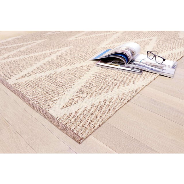 Pasargad Home Simplicity Beige Cotton Area Rug- 9' 0" X 12' 0" For Sale - Image 4 of 7