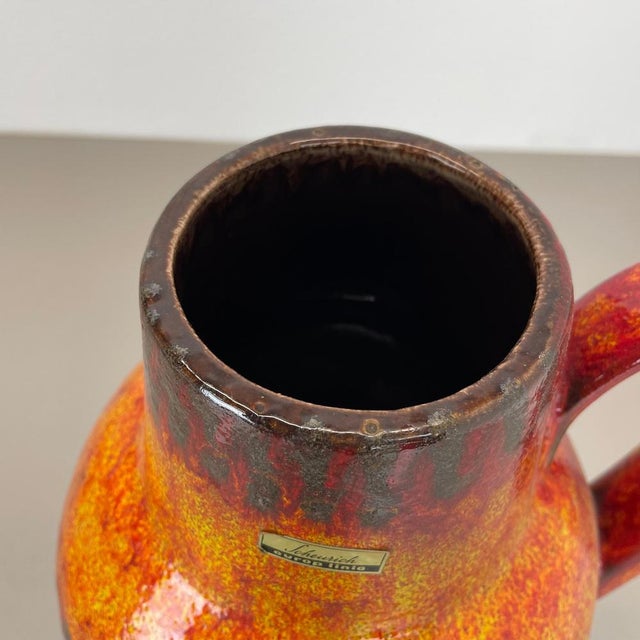 Large Pottery Fat Lava Lora-Style 279-38 Floor Vase from Scheurich, 1970s For Sale - Image 10 of 18