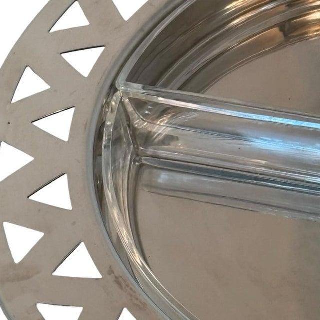 Deep Serving Tray in Stainless Steel and Glass by Stefano Giovannoni & Guido Venturini for Alessi For Sale - Image 8 of 9