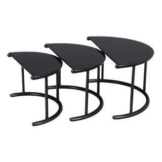 Tria Coffee Tables by Gianfranco Frattini for Acerbis, Set of 3 For Sale