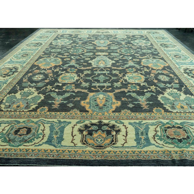 Turkish Oushak Antique Look Rug 13'6" x 18'4" #20077 Explore a curated collection of hallway runners, wool rugs, and...
