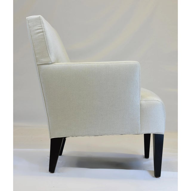 Beige Le Jeune Upholstery Jasmine Armchair Showroom Model For Sale - Image 8 of 11