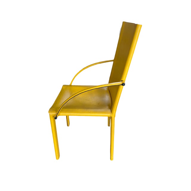 Yellow Vintage Coral Chairs by Matteo Grassi, 1970s, Set of 6 For Sale - Image 8 of 14