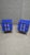 Pair of Blue Glass Bedside Tables Made in Italy Justfurnituress Designer For Sale - Image 12 of 12